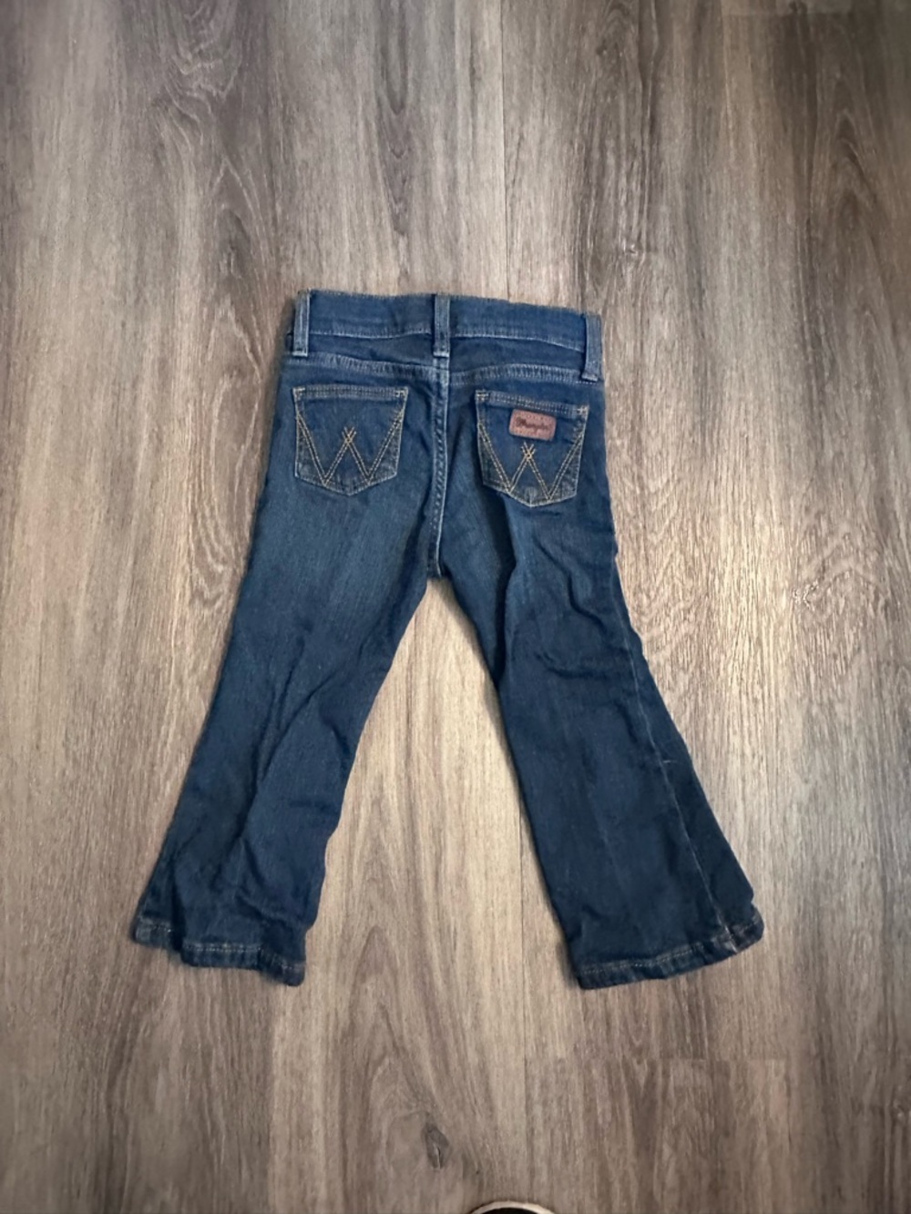 Wrangler Kids Indigo Blue Stretch Denim Jeans - Picture 2 of 3